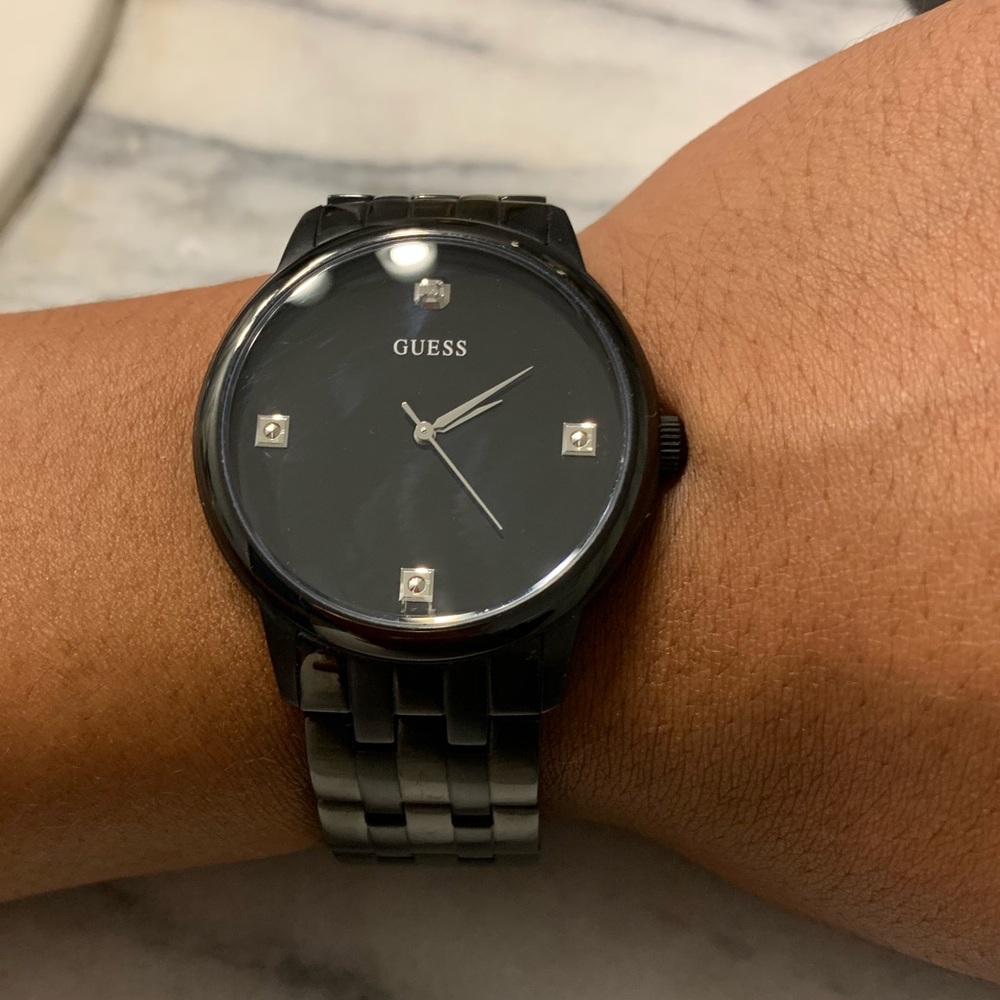 Stainless steel water resistance designer watch